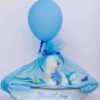Χειροποίητο φωτιστικό αερόστατο οροφής γαλάζιο Δώρα μαιευτηρίου Ανθοπωλείο Δραγατάκη 4