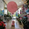 Αερόστατο μπαλόνι με ήλιο ροζ 100cm