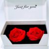 Ανθοσύνθεση με ροζ τριαντάφυλλα σε πλεκτό ξύλινο καλάθι Ανθοσυνθέσεις Φρέσκων Λουλουδιών Ανθοπωλείο Δραγατάκη 4