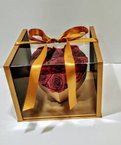 Forever Roses σε πολυτελές κουτί με plexiglass