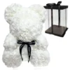 Rose Bear γαλάζιο 25cm 2 Rose Bear λευκό 25cm